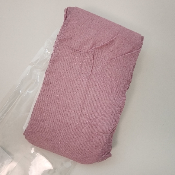 NWT Free People Pink All That Shimmers Tights - Picture 9 of 10